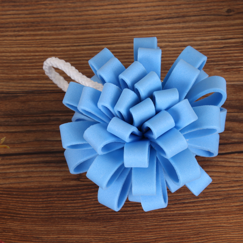 EVA花型沐浴球海棉浴花泡泡沐浴球搓澡球细节图