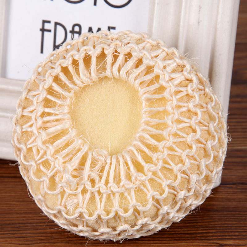 Round sisal sponge bath cleaning ball bath ball bath brush by rubbing bath flower thumbnail