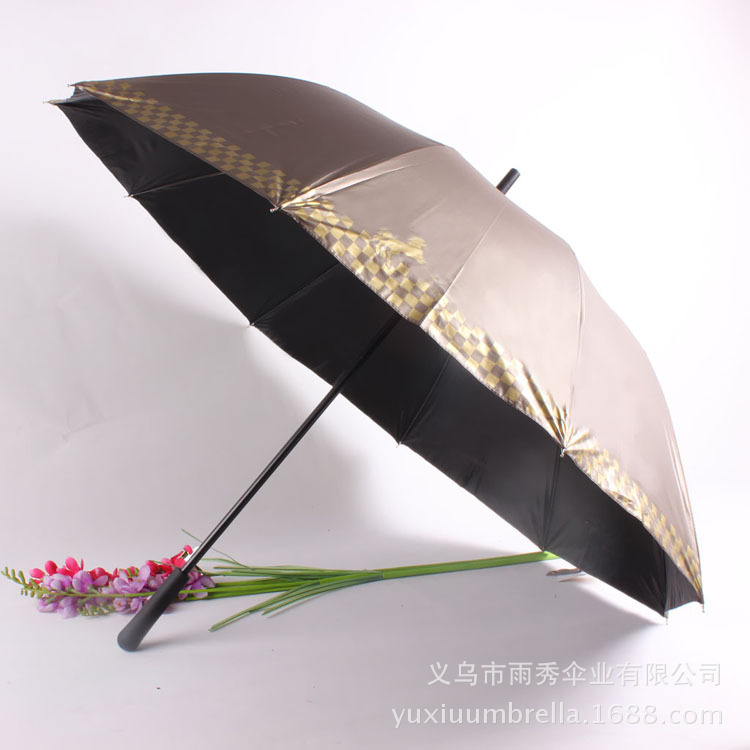 Wholesale and custom-made high-quality colored glue sun umbrellas, large-sized advertising umbrellas and gift umbrellas details Picture