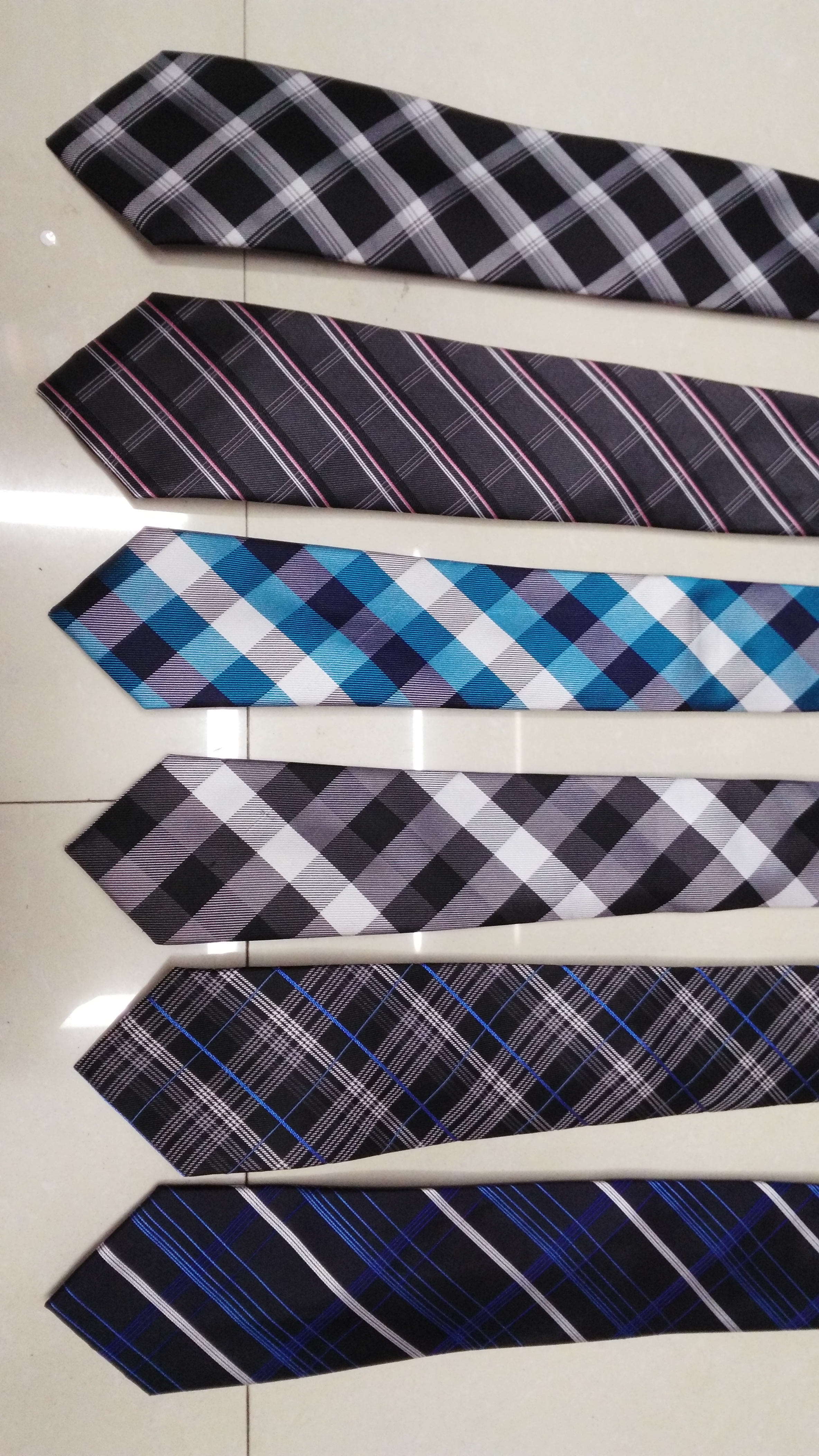 High-end polyester tie details Picture