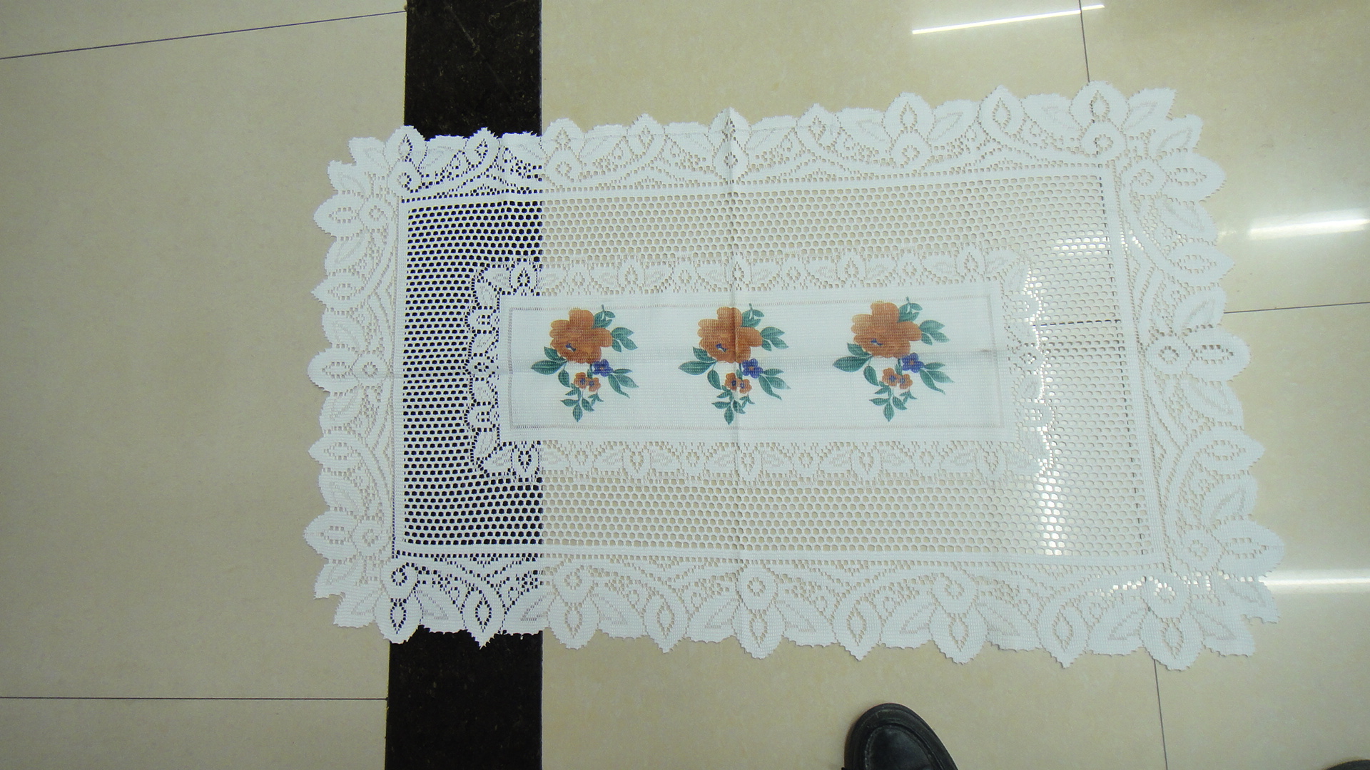 Tablecloth 140*80 printed tablecloth 1200 low silk. thumbnail