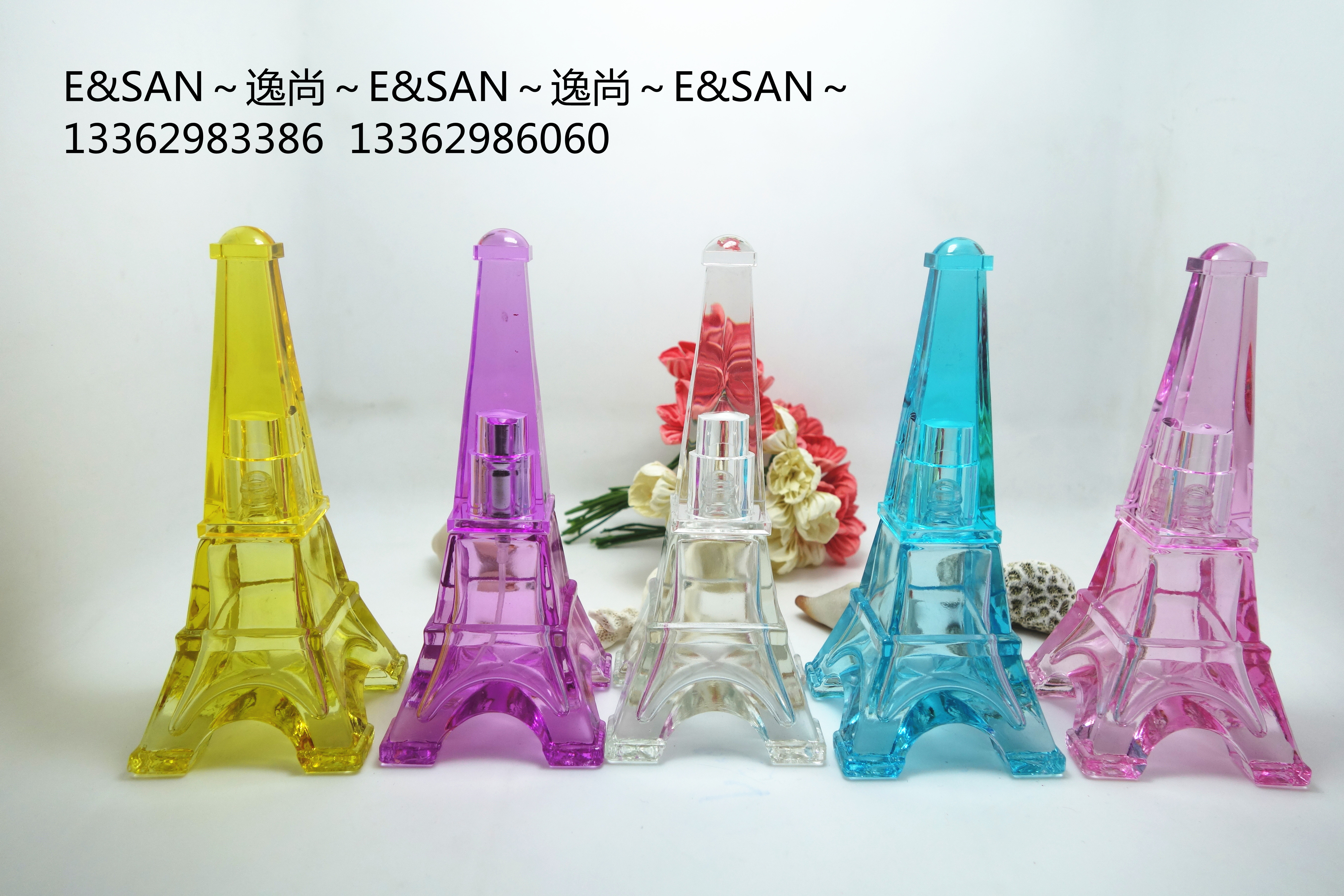 PT098-30ML铁塔香水玻璃喷雾空瓶1