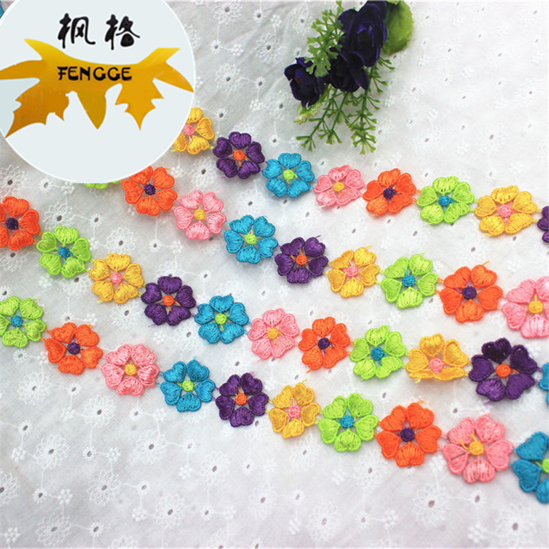 Factory direct sales of high-quality six-color and five-heart lace accessories Specification image