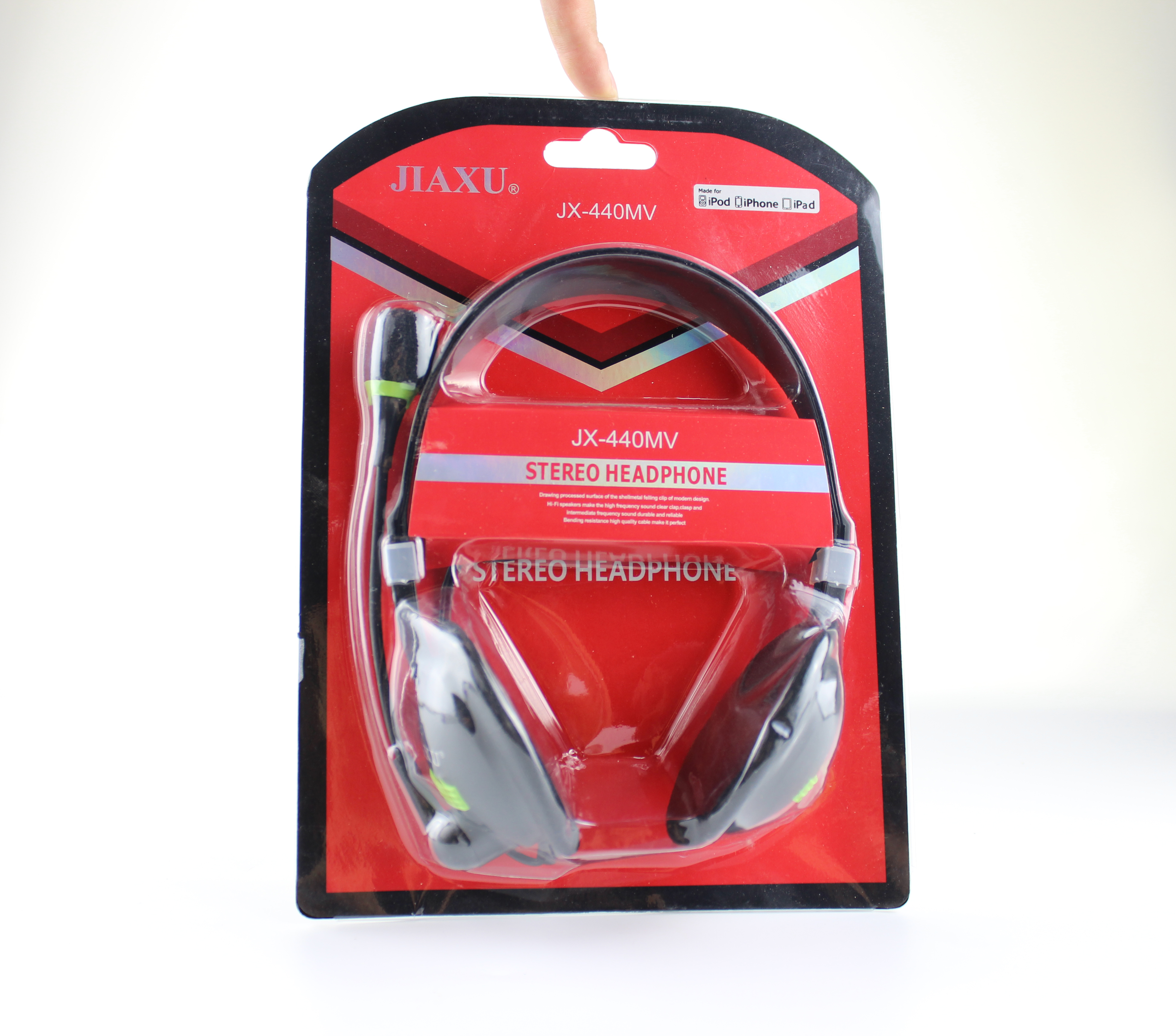外贸礼品JX440游戏耳机 头戴式 电脑大耳机 带麦克风图