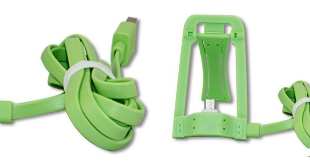 创意数据线 支架数据线 安卓数据线 micro USB数据线产品图