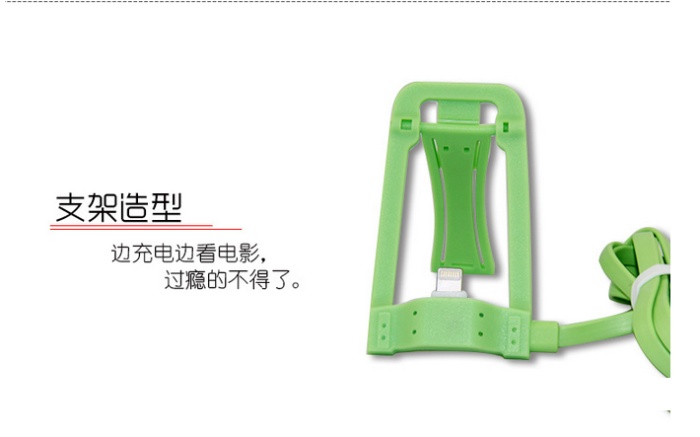 创意数据线 支架数据线 安卓数据线 micro USB数据线细节图