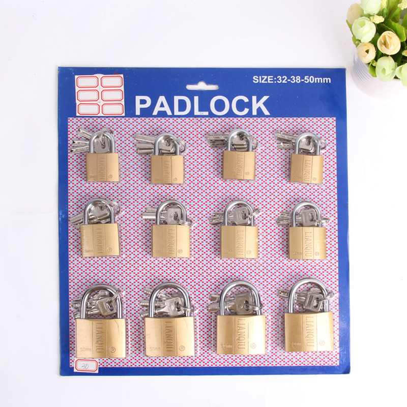 LIANQIU atomic copper padlock 32mm-38mm-50mm thumbnail