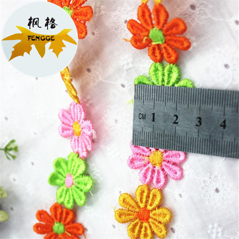 Factory direct sales of high-quality five-color flower lace accessories, best-selling items Application Scenario