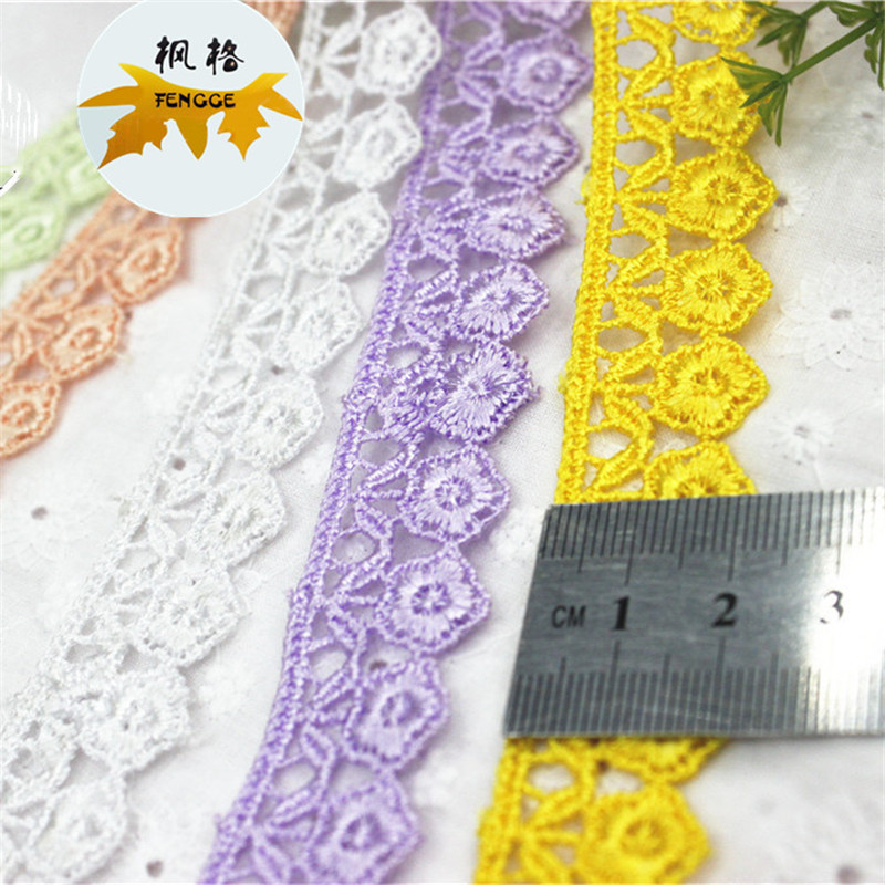 Factory direct sales of high-quality plum blossom-shaped lace accessories, which can be dyed as required Application Scenario