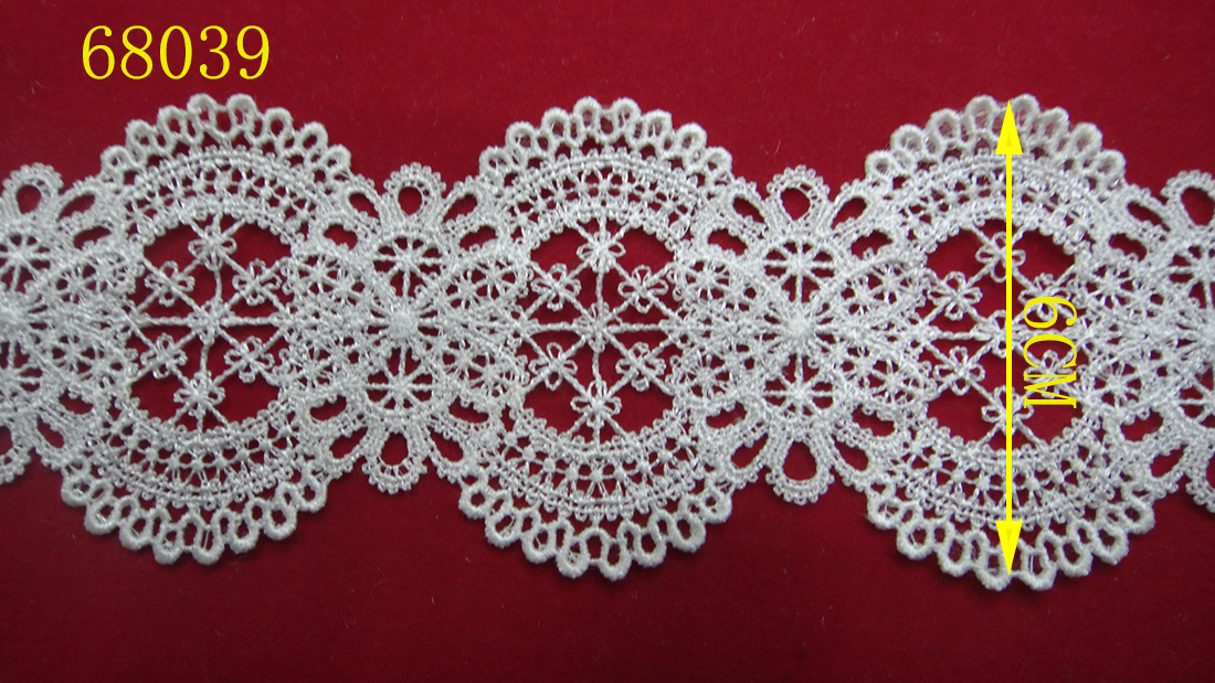 Factory direct sales of polyester embroidered lantern-shaped lace handicrafts