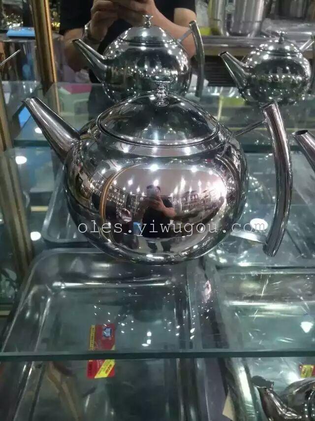 不锈钢咖啡壶，不锈钢明珠壶，不锈钢宫廷壶，不锈钢中东咖啡壶产品图