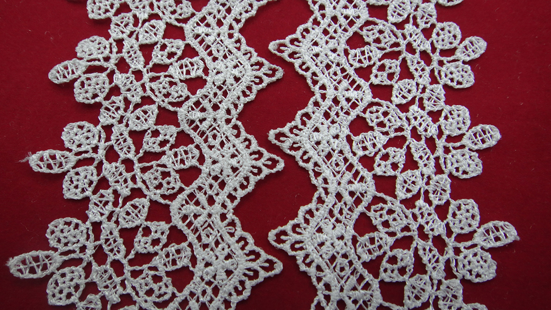 Lace accessories, lace clothing embroidery, water-soluble lace details Picture