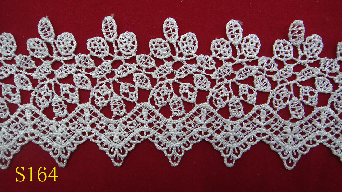 Lace accessories, lace clothing embroidery, water-soluble lace Application Scenario