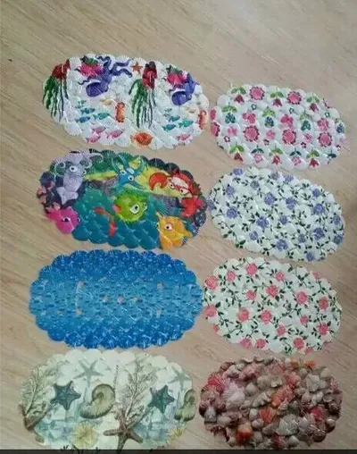 Bathroom Mat Cartoon Shells