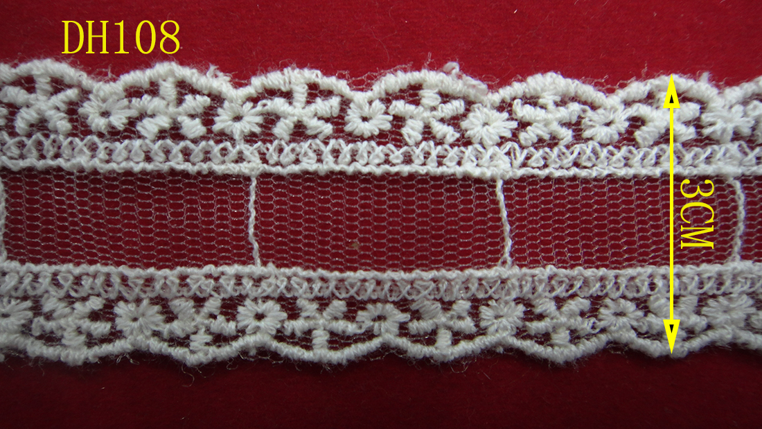 Lace, lace mesh fabric, lace embroidery, lace, cotton thread, water-soluble lace accessories