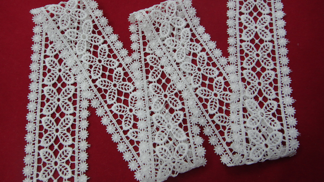 Lace, milk silk, accessories, lace, clothing, embroidery, collar flowers, water-soluble lace details Picture