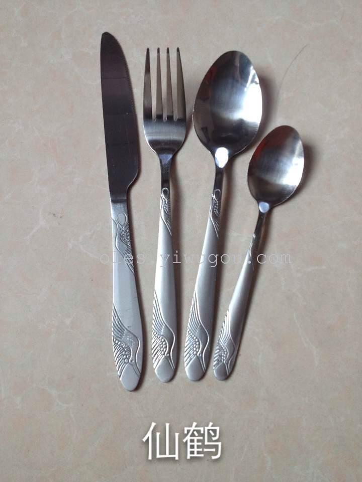 不锈钢刀叉勺，西餐具，旅行餐具，礼品餐具,厨具产品图