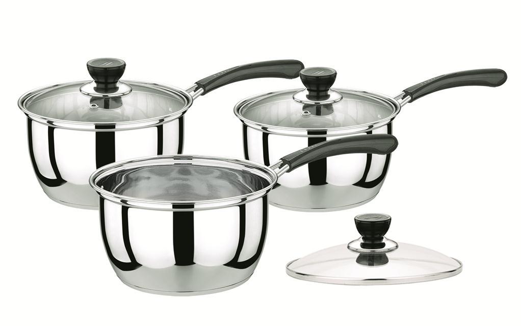 不锈钢奶锅，不锈钢奶锅3件套，不锈钢韩式套锅，不锈钢套锅