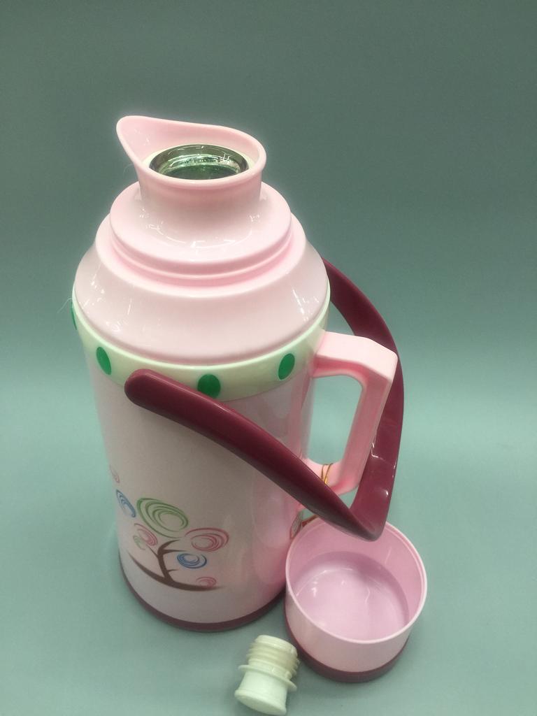 Household old-fashioned glass-lined thermos flask, hot office water bottle, thermos flask, thermos water bottle, warm water bottle Specification image