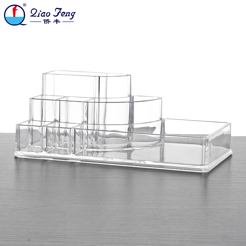 Qiaofeng acrylic storage box with transparent crystal multi-compartment cosmetics storage.." Box 1036 details Picture