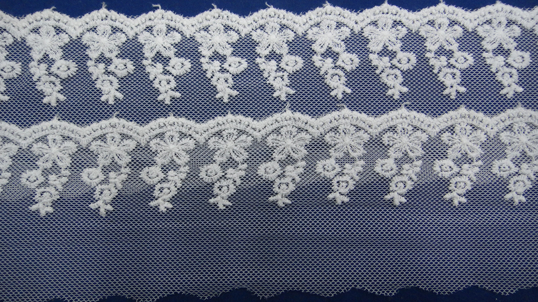 Lace, lace mesh fabric, lace embroidery, lace, cotton thread, water-soluble lace accessories Application Scenario