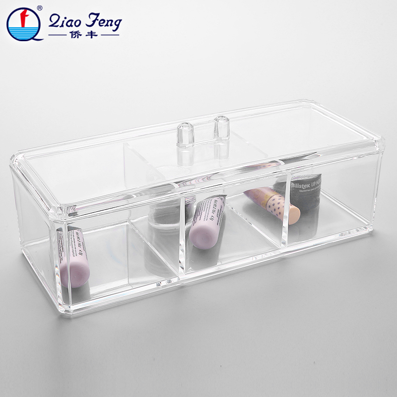 Qiaofeng Transparent Cosmetics Storage Box, Small Items Storage Box, Bathroom Remote Control SF-1171-1.