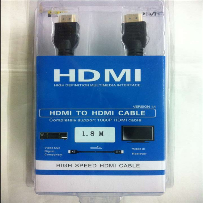 供应吸塑包装HDMI线 高清HDMI CABLE