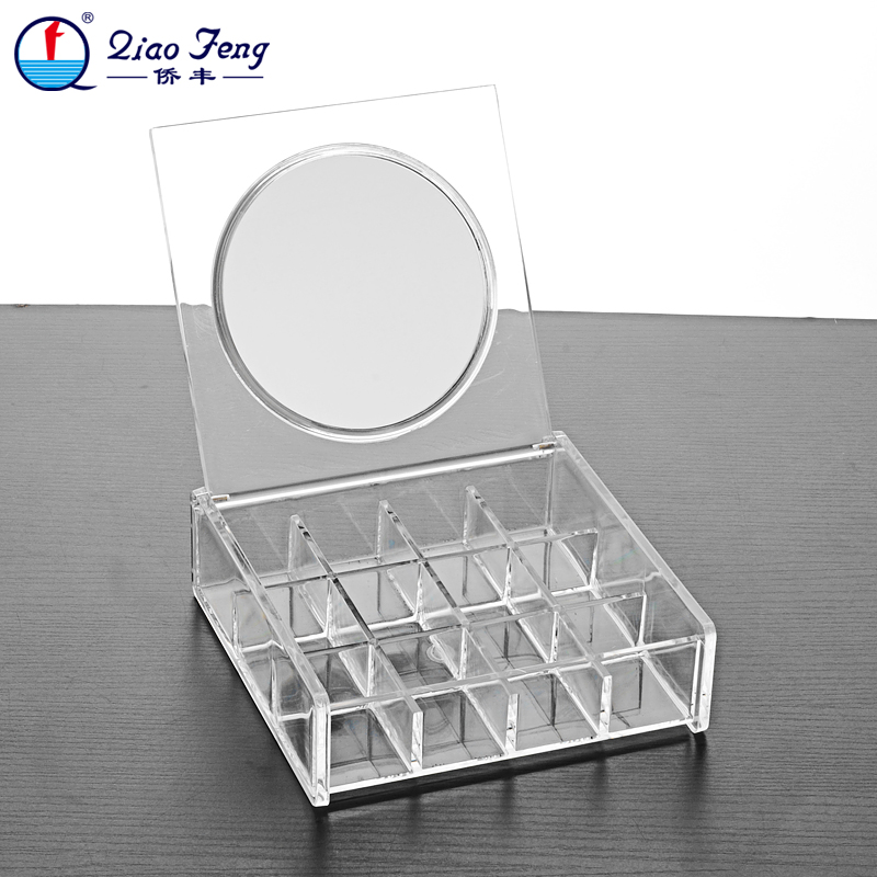 Qiaofeng Transparent Crystal Jewelry Storage Box Desktop Storage and Organization Box SF-1026B Application Scenario