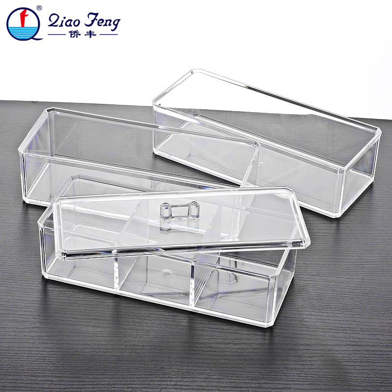 Qiaofeng Crystal Jewelry Storage Box, Small Item Storage Box, Transparent Cosmetic Box 1173-1 Specification image
