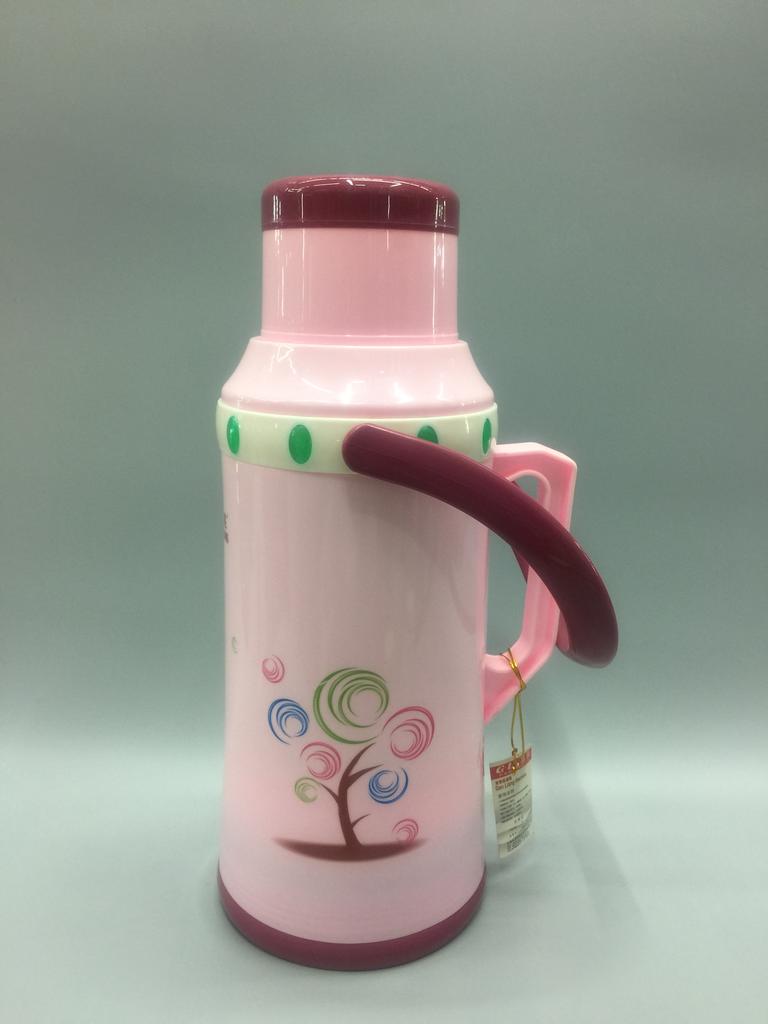 Household old-fashioned glass-lined thermos flask, hot office water bottle, thermos flask, thermos water bottle, warm water bottle details Picture
