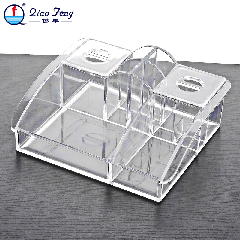 Qiaofeng Cosmetic Box Transparent Jewelry Box Multi-functional Cosmetics Storage Box SF-1280 details Picture