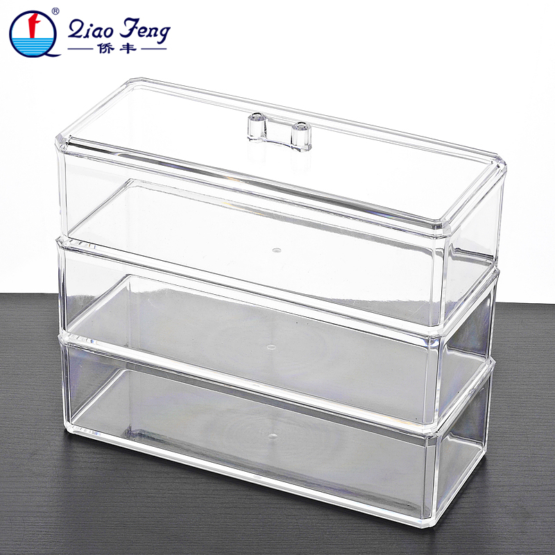 Qiaofeng Crystal Jewelry storage Box Desktop small items storage box Makeup box SF-1173.