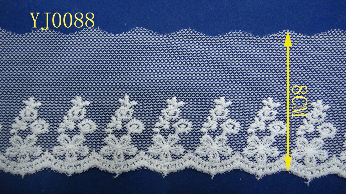 Lace, lace mesh fabric, lace embroidery, lace, cotton thread, water-soluble lace accessories