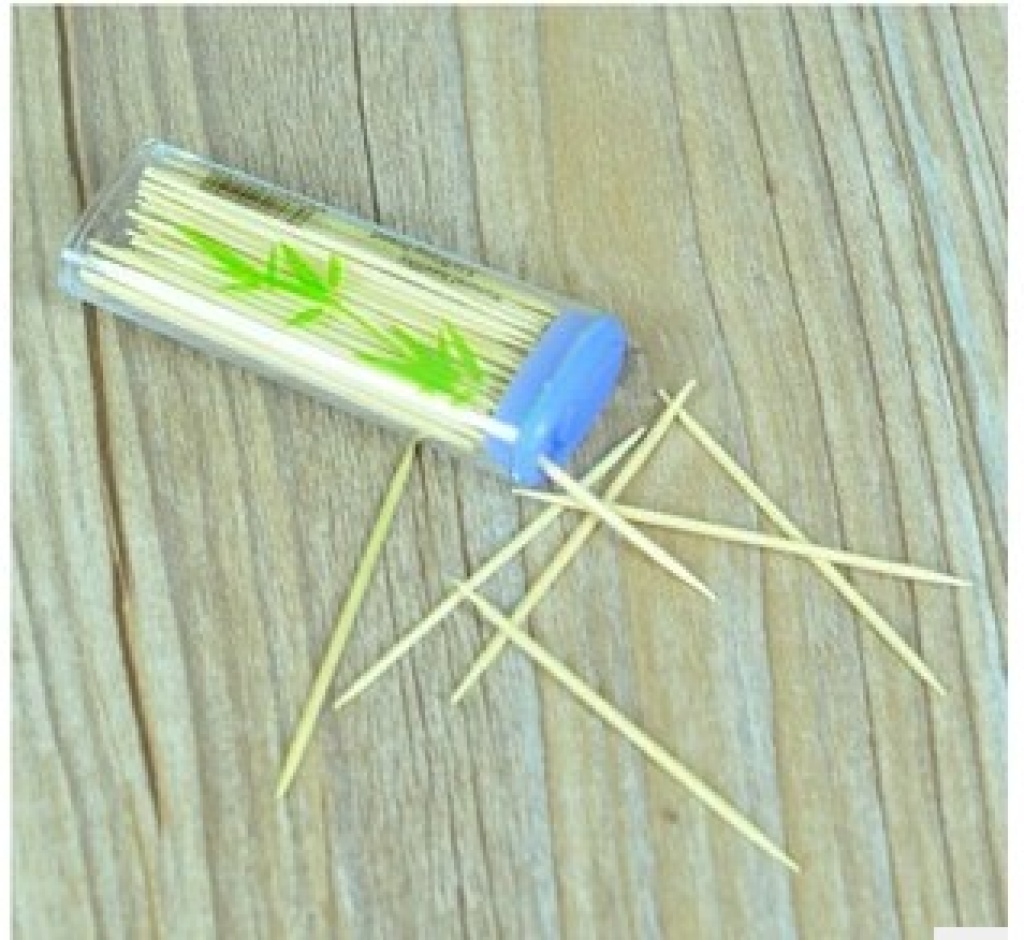 Natural Environmental Protection Portable Toothpick Lighter Toothpick Box Bamboo Toothpick 20G
