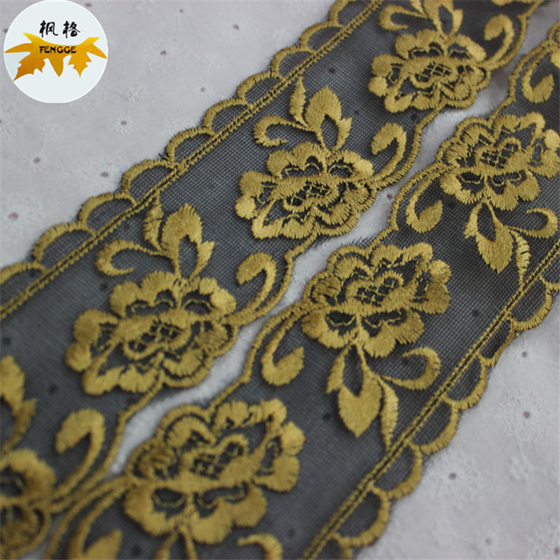 Factory direct sales of high-quality mesh fabric and polyester lace accessories for DIY clothing fabrics Specification image