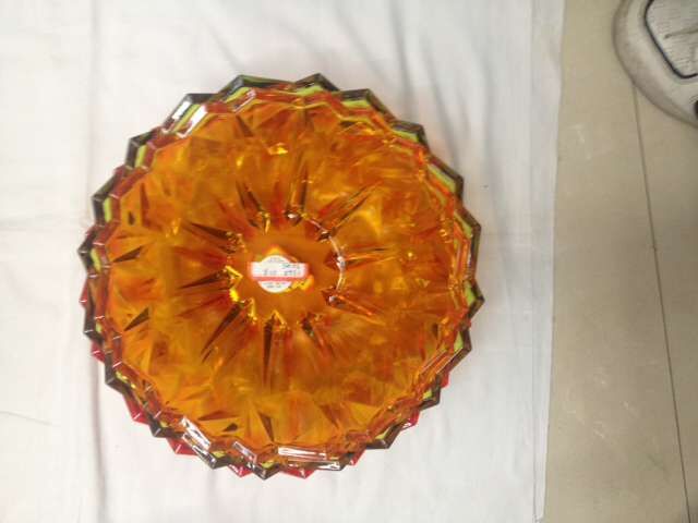 透明花形果盘水果盘瓜子盘水晶塑料水果盘欧式点心盘详情图2