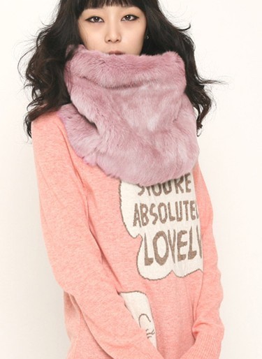 2016 Foreign Trade Korean Scarf Imitation Fur Bib Set Fur Scarf Multi-Color Boutique Special details Picture
