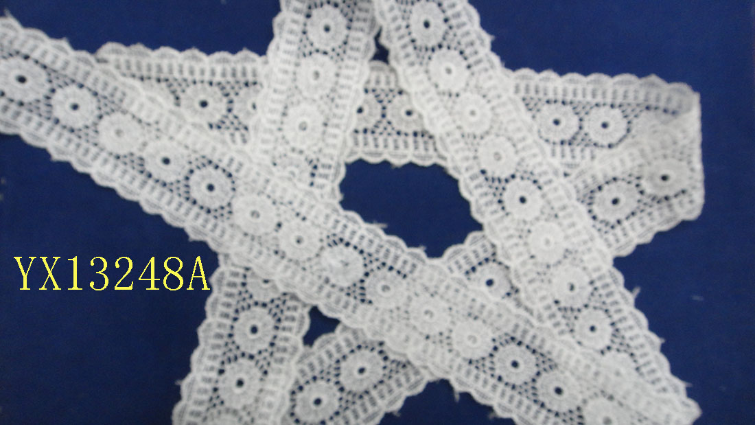 Lace accessories, lace clothing embroidery, water-soluble lace Specification image