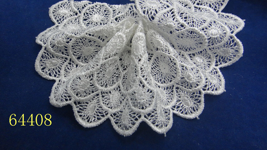 Lace accessories, lace clothing embroidery, water-soluble lace Application Scenario