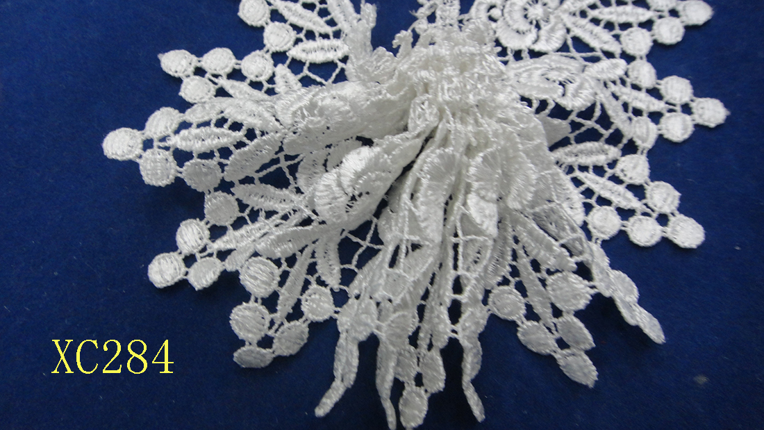 Lace accessories, lace clothing embroidery, water-soluble lace Specification image