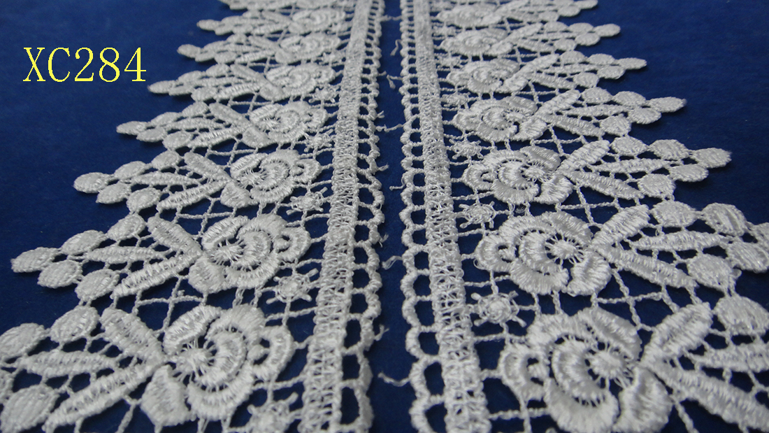 Lace accessories, lace clothing embroidery, water-soluble lace details Picture