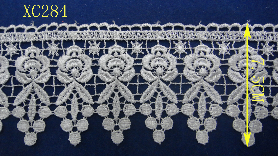 Lace accessories, lace clothing embroidery, water-soluble lace