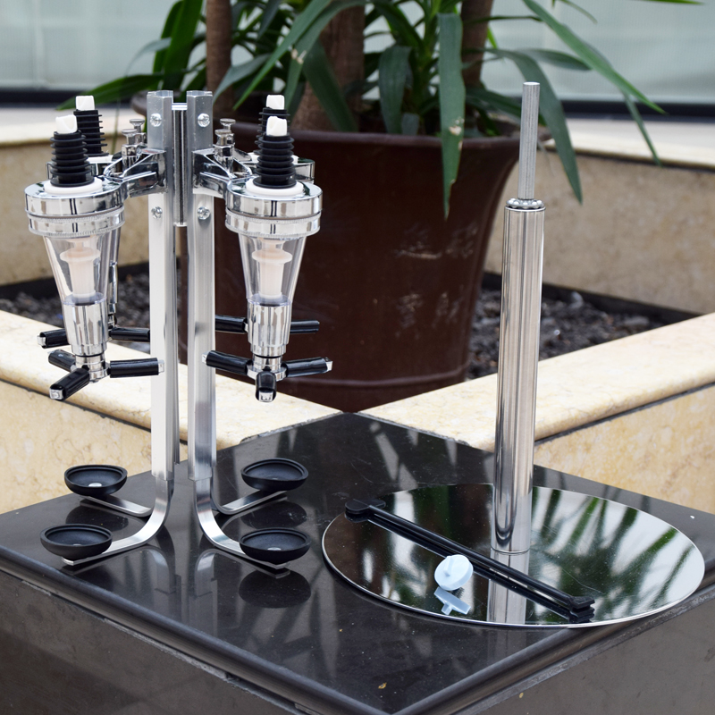 Rotary pour rack /4 four-head pour/divider