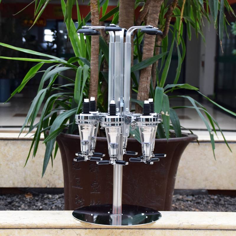 Rotary pour rack /6 six-head pour/divider