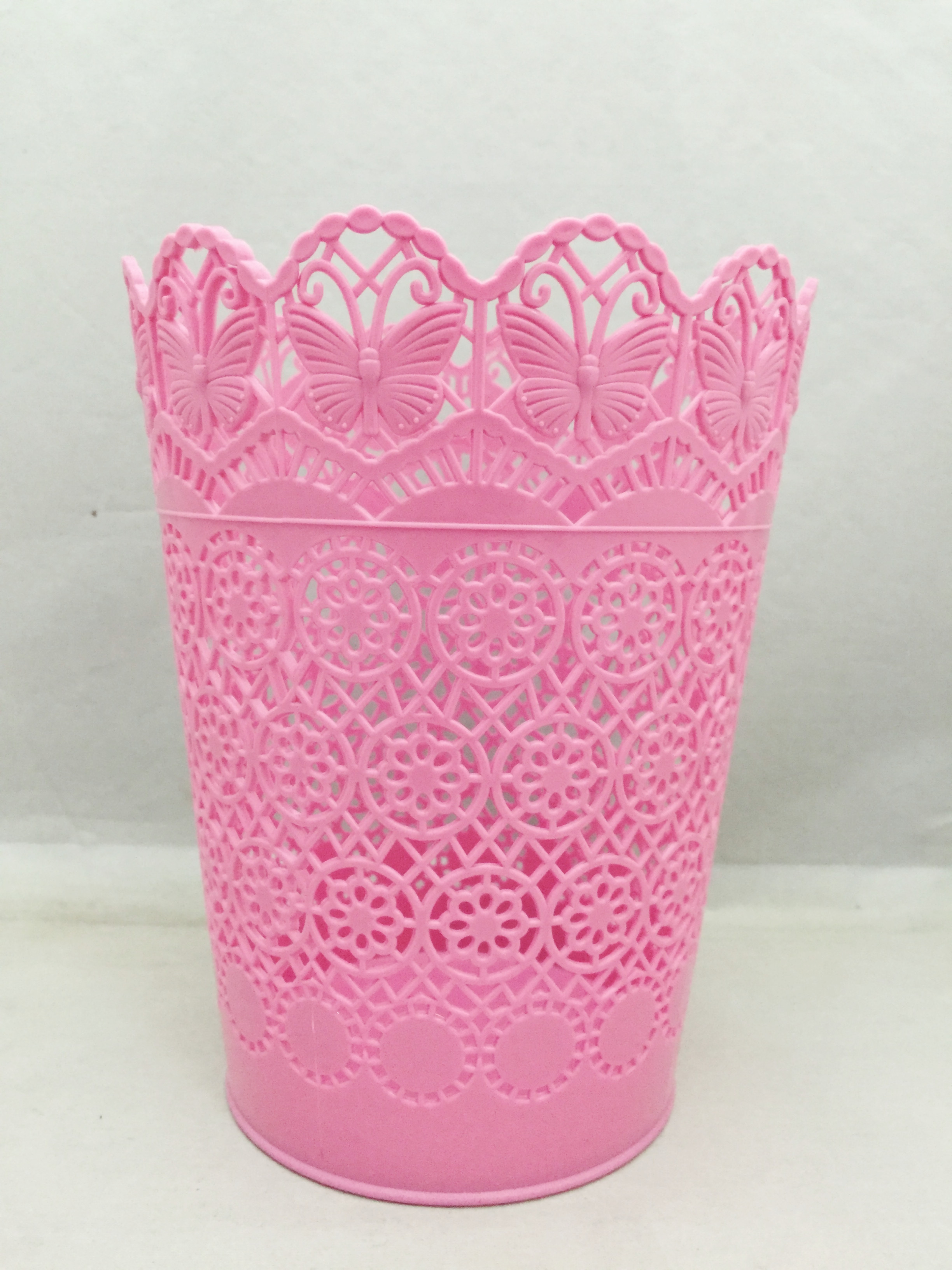 Manufacturers Supply Carved Hollow Desktop Trash Can Plastic Mini Trash Can 184-8010
