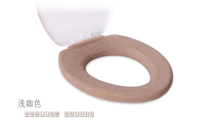 Wholesale Supply Of Extra Thick Toilet Mat Purple Cover Red Ring Sitting Toilet Cover Warm Seat Cushion Customization details Picture