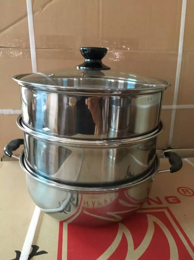 不锈钢蒸锅，不锈钢汤蒸锅，不锈钢礼品锅，不锈钢5层蒸锅