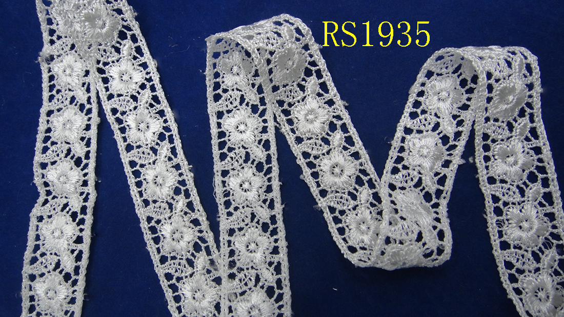 Lace accessories, lace clothing embroidery, water-soluble 8 details Picture