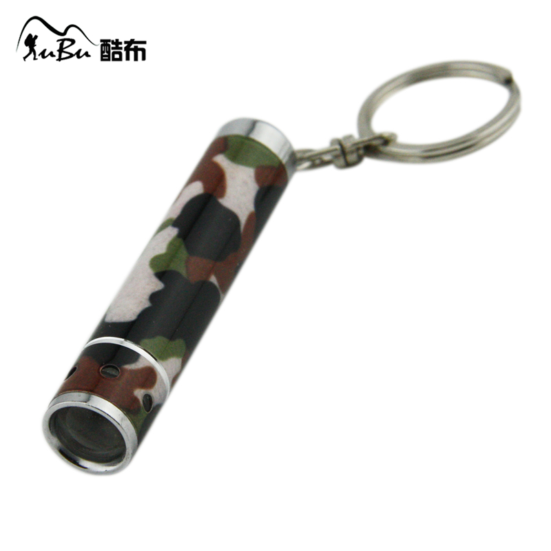 LED灯手电筒/迷你小手电/铝合金礼品迷彩钥匙扣医用笔扣手电