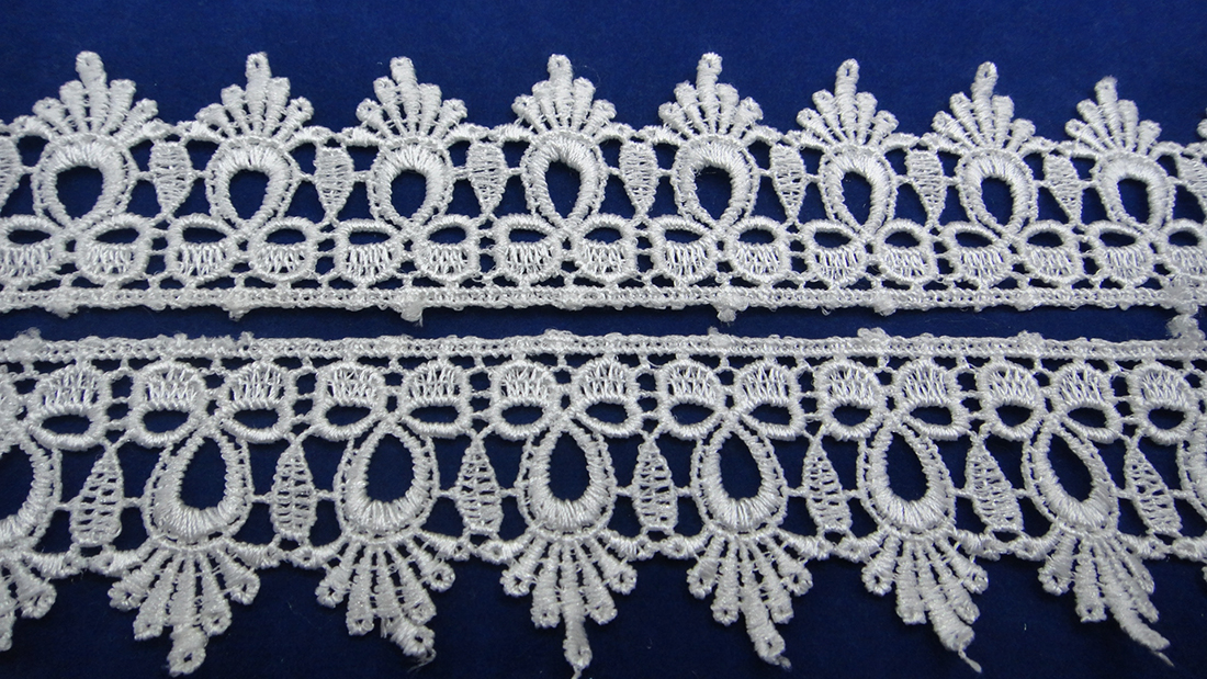 Lace accessories, lace clothing embroidery, water-soluble lace Specification image